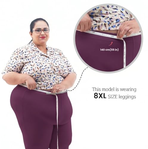 Image of BIGTEES Cotton Leggings for Women Full Length | Stretchable, Soft & Comfortable Pants for Women