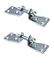 Gedotec Dispositif de Fixation et d'Assemblage sur Plaque | Visserie en Acier Galvanisé | Accessoires pour Porte, Etagère, Armoire, Meubles, Placard, Mur | Finition Chrome Argenté | 2 x Kit