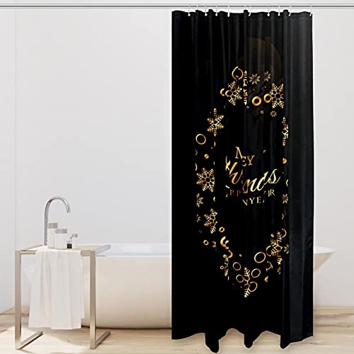 Rideau de douche Noël coloré imperméable 183 x 183 cm - 3