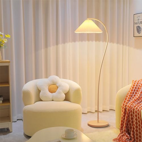 Lámpara vertical moderna blanca con luz suave para interiores 5