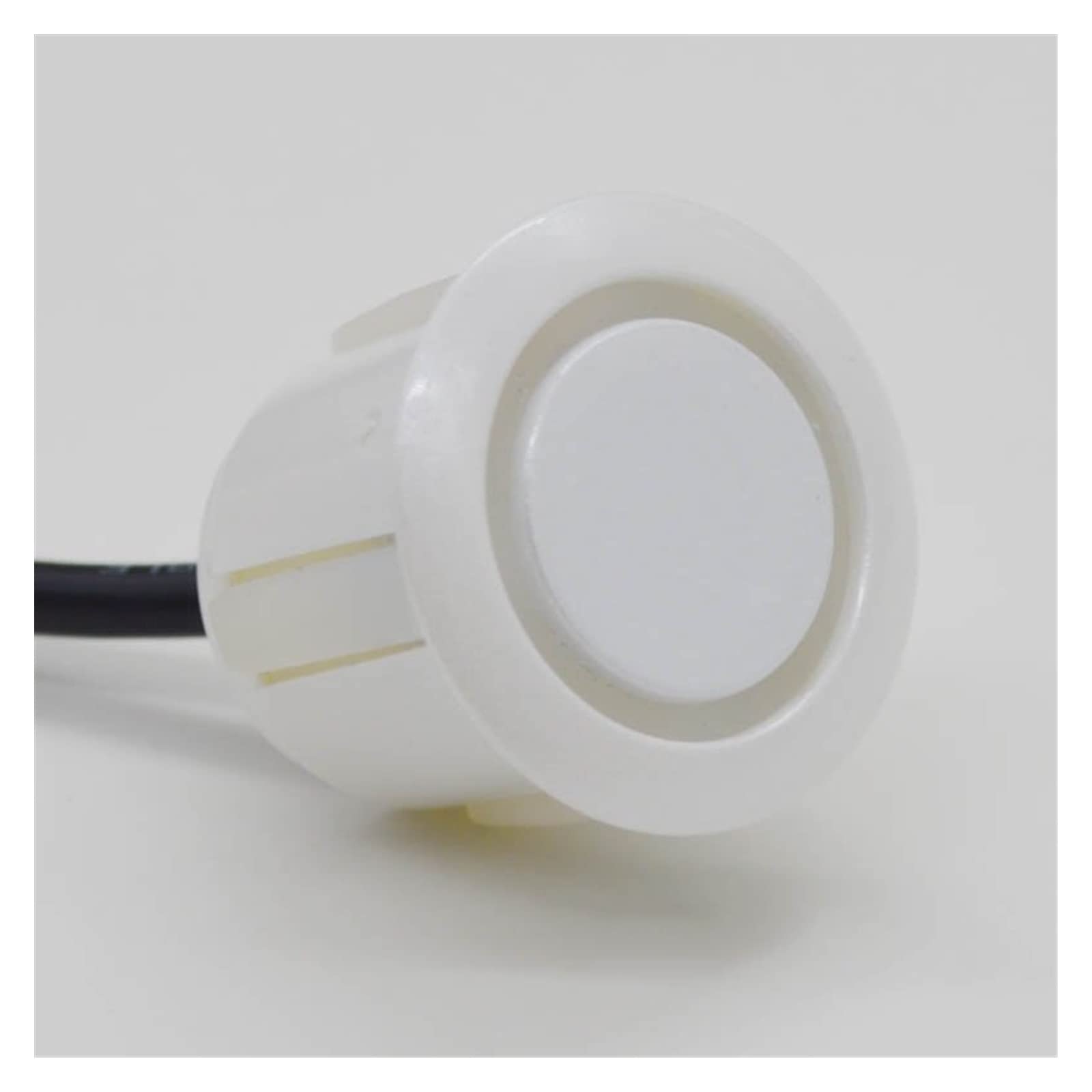8 Capteur De Stationnement Parktronic Voiture Automobile Radar De Recul Électronique Arrière Auto Détecteur Arrière Kit D'assistance Buzzer Car Parking Sensors(Blanc)