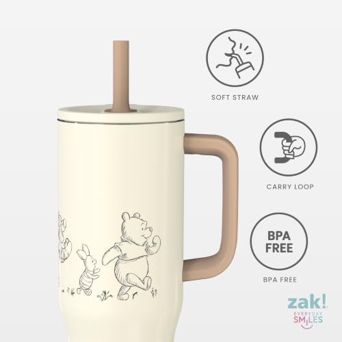Image of Zak Designs Disney Winnie the Pooh 30oz Spillproof Insulated Travel Tumbler