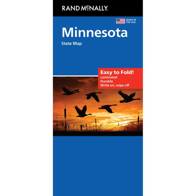 Rand McNally Easy to Fold: Minnesota State Laminated Map