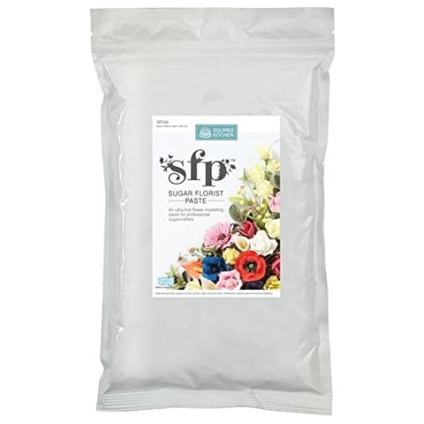 Squires Kitchen Edible White Sugar Florist Paste 1 kg Cover