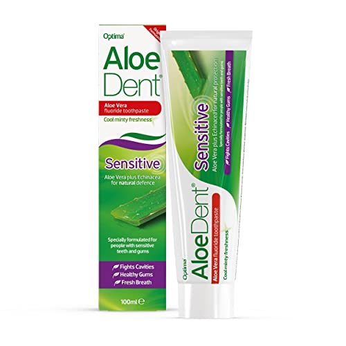 AloeDent - Sensitive - Dentifrice - Aloe vera/échinacée/fluor - 100 ml Cover