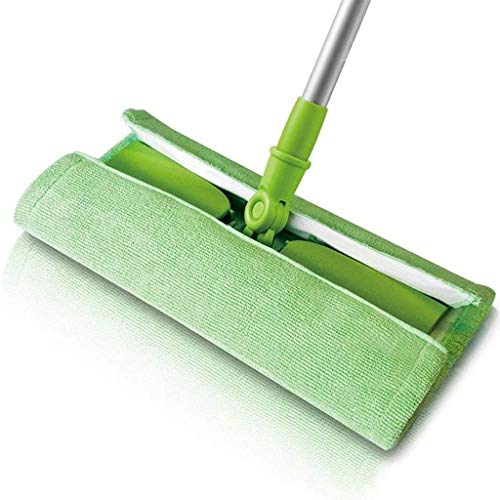 JQUAL Microfiber Mop for Floor Cleaning Wet Dry Professional Flat Mops for Hardwood Floor, Laminate and Tile Floor, with Reusable Mop Pad Anniversary