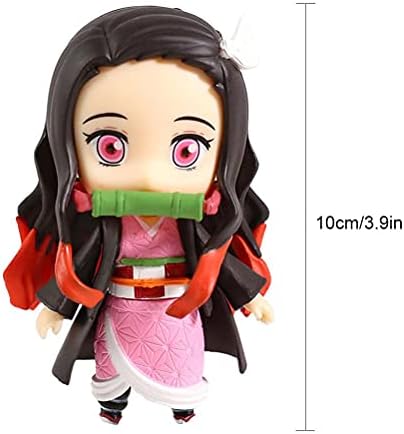 TAIPPAN Figurine Demon Slayer Nezuko, 10cm Personnages de Dessins animés, Figurine d'action, modèle de Personnage d'anime, Objets de Collection de Statue de Personnages, Cadeau pour Fan | Pop Demon Slayer