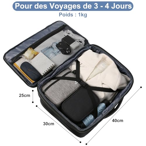 Sac Cabine Ryanair 40X30X20 : MATEIN Bagage Cabine 40x30x20, Sac a Dos Voyage Cabine Avion avec... – Image 3