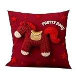 living room wool Perfect Gift for Housewarming or Holidays: These horse-themed pillow covers make a thoughtful gift for housewarmings, holidays, birthdays, or special occasions, providing stylish, functional, and home decor for loved