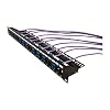 Vertical Cable 24 Port Blank Patch Panel - 1U