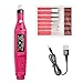 YIMART Gel Nails Manicure Pedicure Polishing Kit with 6Pcs Nail Drill Bits and Art Tools (Pink)
