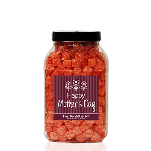 Image of KOLA Cubes 2.6kg Large Sweet Jar – A Personalised Gift Jar Filled with Your Favourite Retro Sweets! (Happy Mother’s Day)