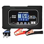 20-Amp Smart Battery Charger,12V/20A and 24V/10A.Lithium,Lifepo4,Lead-Acid(AGM/Gel/SLA..) Car Battery Charger,Trickle…