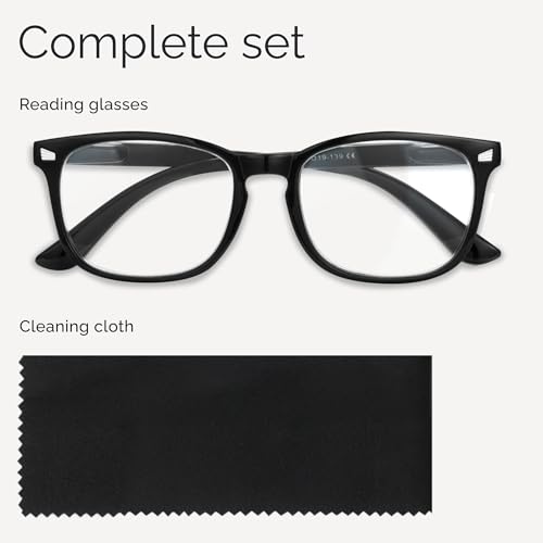 Image of CCVOO Reading Glasses for Women /Men, Eyeglasses, Blue Light Readers for Women /Men, Computer Eye Glasses, Cheaters