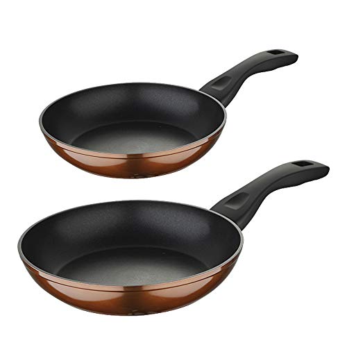 Set 2Pcs Sartenes 22+26 Aluminio Forjado Inducción Brown Neon Acero Inoxidable En Oferta Bergner Classic Set 2Pcs Sartenes 22+26 Aluminio Forjado Inducción Brown Neon Acero Inoxidable, Marrón