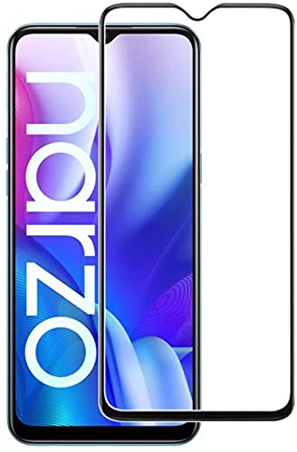Image of DD SON (Black 11D Tempered Glass for Samsung, Redmi etc (Q-Realme Narzo 50A /50i /30A)