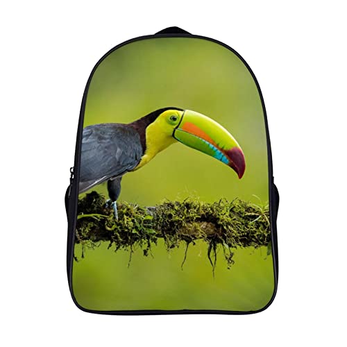 Mochila de moda para adolescentes estilo tucán lista para el instituto