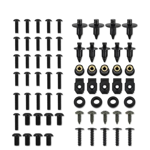 Tornillos Carenado Yamaha Tmax 500 en acero inoxidable negro de alta resistencia