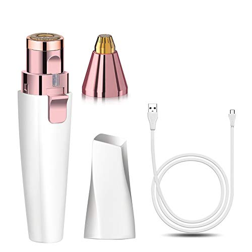 Eyebrow Hair Remover USB Rechargeable Electric Trimmer Epilator Painless Eyebrow Razor for Women Eyebrow Face Lip Hair Remove