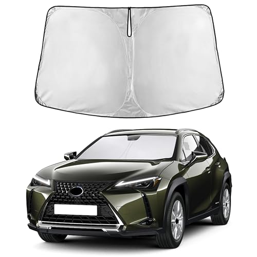 Image of Autovir Windshield Sun Shade Fit for 2019-2024 2025 2026 Lexus UX Sunshade, Front Car Window Shades Sun Visor, Blocks UV Rays & Heat, Car Accessories