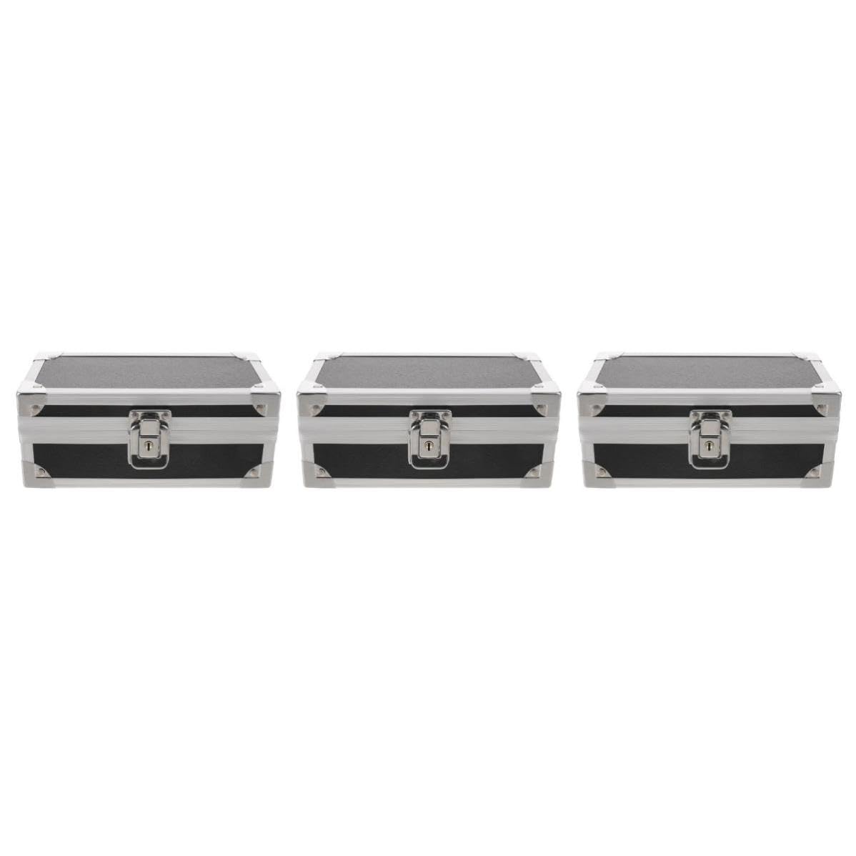 3 Stück Abschließbare Geldkassette aus Aluminiumlegierung für