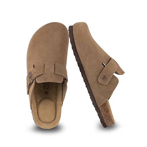 Image of EMMA NEW YORK Womens Clogs Mules Slip-On for Women with Arch Support Cork Footbed Potato Shoes