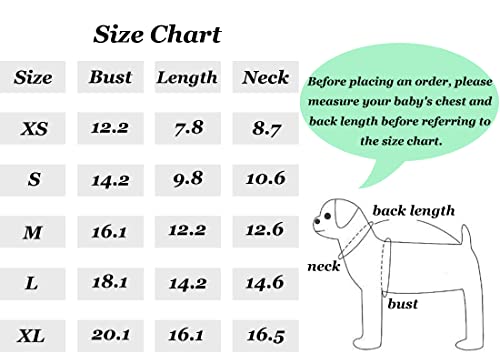 Cute Soft Cotton Dog Vest Roll Collar Breathable Doggy Shirts Clothes With Lace For Small And Medium Dogs And Cats Holiday Birthday Party (Black, S) #TOP4