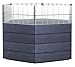 Produktbild Garantia Ergo Hochbeet Turbo L 75 Wood, inkl. Flora Wassersparsystem - Blumentopf, Hochbeete für Garten, Pflanzkübel Groß Außen, Blumenkasten, Blumentopf Hoch, Blumenkübel, Frühbeet