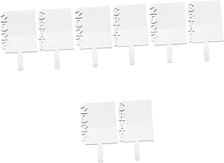 Hemoton 8 Pçs Moldura De Foto De Fã De Formatura Sublimação Mdf Lembrança Branca