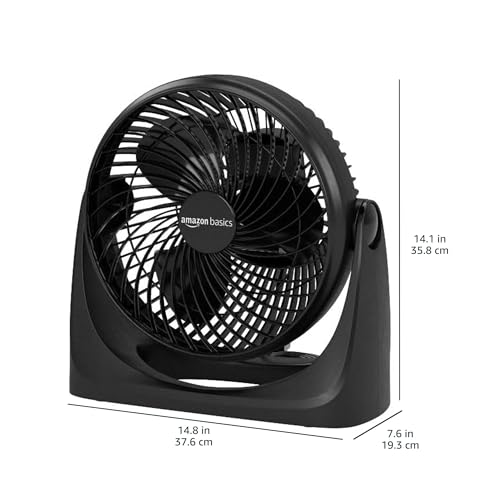 Amazon Basics FT26-16A 15-Inch Air Circulator Desk Fan With 90-Degree Tilt Head And 3 Speed Settings, 70 Watts, Ultra Quiet thumb #4
