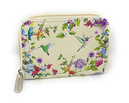 Porte-monnaie vintage colibri pour femme avec fermoir rétro chic