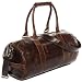 Produktbild SID & VAIN Weekender Vancouver aus Premium Leder I Sporttasche groß für Herren und Damen I Reisetasche Kabinengröße braun handgefertigt