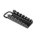 Ernst Manufacturing Gripper Stubby Wrench Organizer, 7 Tool, Black