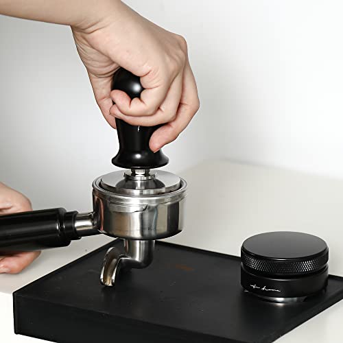 Espresso Tamper 51Mm 58Mm Calibrated Tamper With Spring-Loaded Barista Espresso Coffee Tamper 304 Stainless Steel 100% Flat Base Premium Espresso Accessories Ubenkaku (58Mm) #TOP2