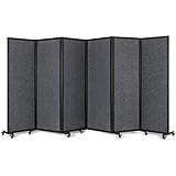 Strongbird Room Partition,Office Divider,Portable Commercial Screen Dividers,Privacy Partition Separator,Classroom School Dividers, 12'7