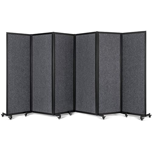 Strongbird Room Partition,Office Divider,Portable Commercial Screen Dividers,Privacy Partition Separator,Classroom School Dividers, 12'7