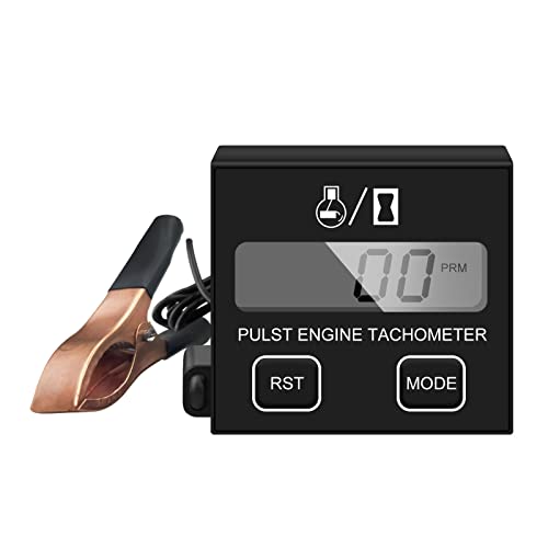 Small Digital Engine Inductive Tachometer Digital...