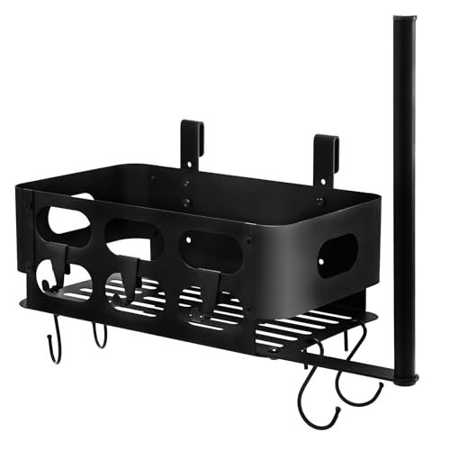 Pet Baby Storage Bin for Traeger Grills,BBQ Basket with Paper Towel Holder