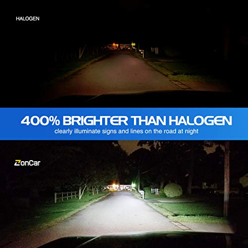 Image of 9005 /HB3 9006 /HB4 LED Bulbs Combo, 24000LM 6500K Cool White Super Bright, Turbo Cool Fan, Pack of 4
