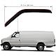 Lightronic WV92077 In-Kanal-Fenstervisier, Regenschutz, dunkler Rauch, bruchsicher, 2 Stück, Set für Ford E150/E250/E350/E450/E550 Econoline Vans (nur Fahrzeugdesign Genehmigungen im Kanalvisier)