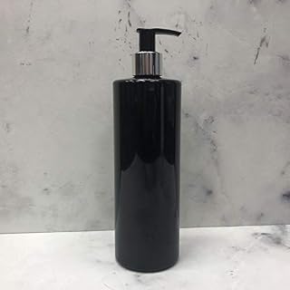 500ml Dispenser Pump Bottle Black PET Plastic Bottle Black/White Lotion Pump Mrs Hinch Customisable DIY Refillable Bathroom Hand Lotion Soap Bottle (4)