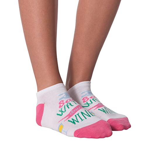 Image of K. Bell women's Fun Food & Drink Low Cut Socks - 6 Pairs - Cool & Cute Novelty Gifts