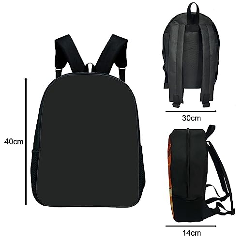 Mochila Infantil Banguela Escolar Estampa Dragão Menino e Menina (Preto)