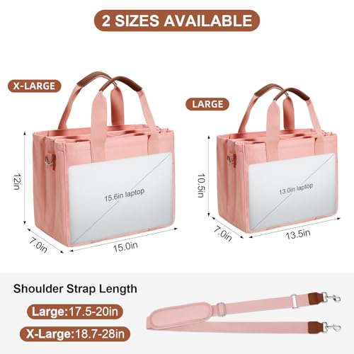 Bolso Tote Canvas para Mujer con Cremallera y Bolsillos miniatura 3