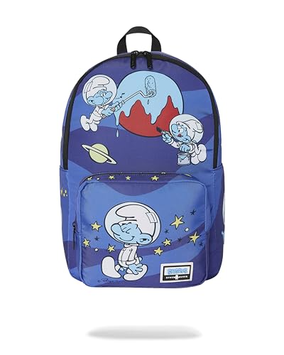 Space Junk Mochila unissex para adultos Smurfs Essential multiuso - Grande (47 cm de altura), Smurfs Painting Planets, One Size, Mochila multiuso Smurfs Essential - Grande (47 cm de altura)