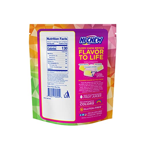 image for HI-CHEW Bulk Candy Fruit Combos, 4 Stand Up Pouches, 11.65oz each - Un