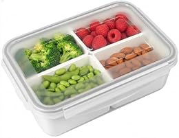 carrotez 4 Compartment Food Container - 4.6 Cup (1100ml)