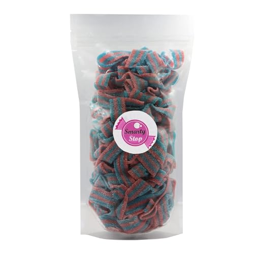 Smarty Stop All Sour Belts Flavor Gummy Candy 1 Pound (Cotton Candy) - Thumbnail 3