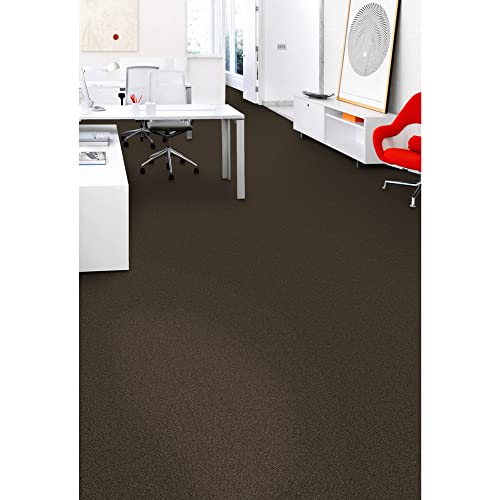 Image of Mohawk Advance 24 inch x 24 inch Berber (Loop pile), 0.11 inch Pile Height, Carpet Tile, Nylon Fiber, Tierra Color, (24 Tiles), (96 sqft /carton)