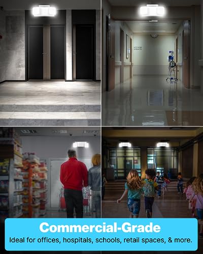 Sunco Lighting EM_2HFL-1PK Sunco Emergency Lights, Commercial Emergency Led Flood Lights thumb #6